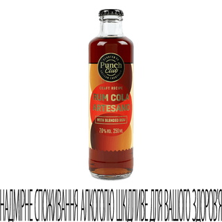 Напій слабоалког Punch Club Rum Cola Artesano газ 250мл
