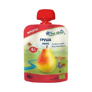 Пюре Fleur Alpine груша 90 г