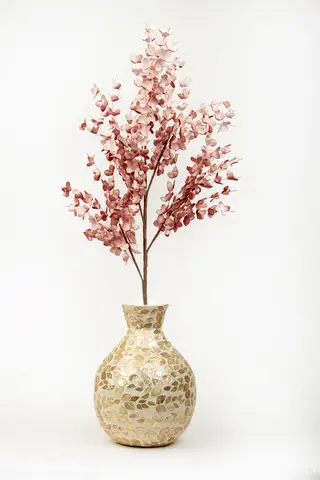 ხელოვნური ყვავილი - SPRING BRANCH EVA ARTIFICIAL FLOWER 104 CM POWDER