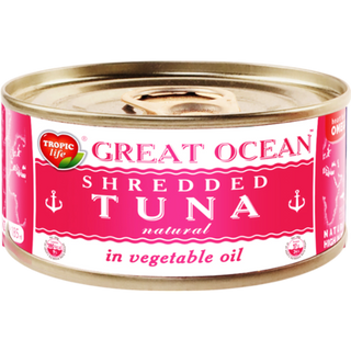 Тунець Great Ocean подрібнений в олії 185 г