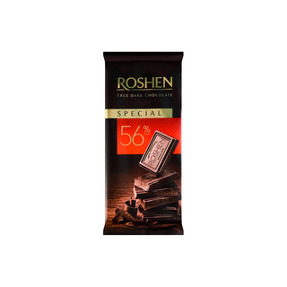 Roshen- შავი შოკოლადი Special 56% 85გ/4823077632563
