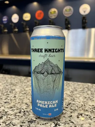 ლუდი Three Knights 5.9% 0.5ლ ქილა