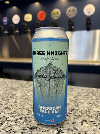 ლუდი Three Knights 5.9% 0.5ლ ქილა