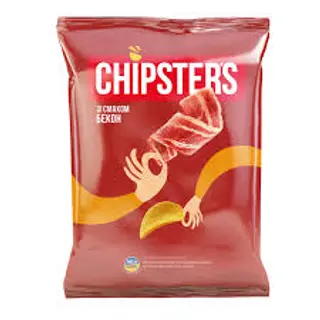 CHIPSTERS ჩიფსი ნატურ.ბეკონის-110გრ