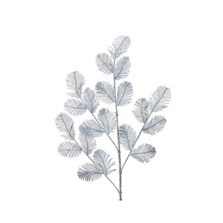 ტოტი ნაძვის ხის 72სმ, მუქი ლურჯი ბრჭყვიალებით