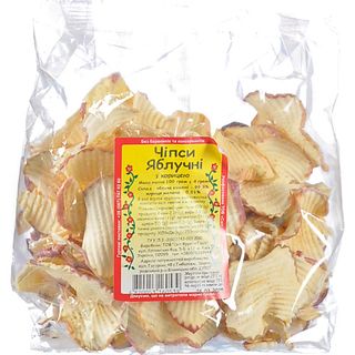 Чіпси Світ Фруктів 100г яблучні з корицею фас.