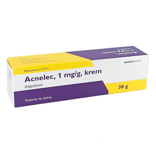 აკნელეკი კრემი 0.1% 30გრ ტუბი #1 0 acnelec 1mg/g 30g cream for external use tube #1