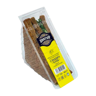 Сэндвич-Клаб Баатыр ржаной с курицей 130г СП PL1