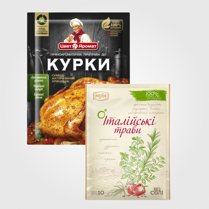 Цукор, сіль, спеції