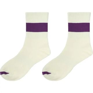 Шкарпетки Siela жіночі високі спортивні RT1322-0572 р.36-39 смужка біло-фіолетова