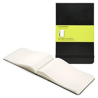 Записник Moleskine Reporter Середній / Нелінований Чорний