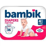 Підгузки дитячі Bambik Maxi 4 7-18 кг 36 шт