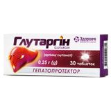 Глутаргін Табл. 0,25 Г №30 (10х3)