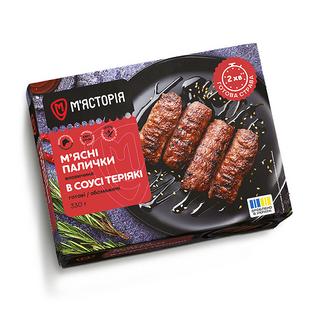 М'ясні палички М'ясторія з яловичини в соусі теріякі 330 г