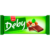 Шоколад кондитерський Leona Deby молочний з горіховой начинкой 90 г