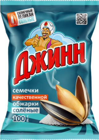 მზესუმზირა "ჯინი" გოლიათი მარილიანი 100 გრ 4630007401201