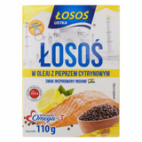 Лосось Losos в олії з лимонним перцем 110 г