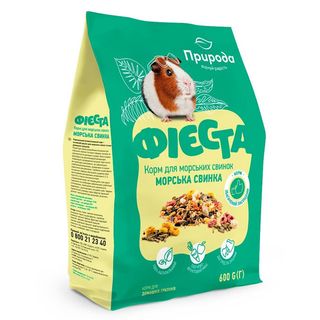 Корм Природа Фієста Морська свинка для гризунів 0.6 кг арт.PR241386