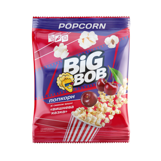 Попкорн Big Bob Вишнева казка зі смаком вишні 25г
