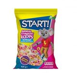 Сухі сніданки 420 г Start зернові Кільця зі смаком полуниці та банану