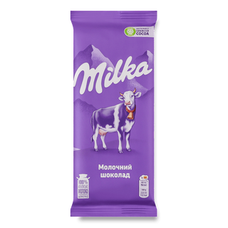 Шоколад молочний Milka без добавок 90г