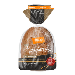 Хліб "Крафтовий на заквасці" в/с 0,6 кг в упаковці