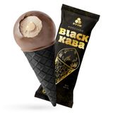 Морозиво ріжок Black Каvа 70гр  ТМ Рудь