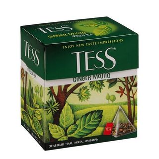 ჩაი "ტეს" მწვანე ჯინჯერ მოჰიტო 1.8გრ*21 / 4605246007880