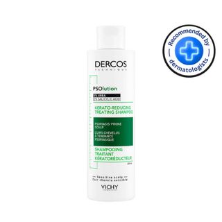 ვიში - დერკოსი ფსოლუშენი შამპუნი კერატოლიზური ფსორიაზისკენ მიდრეკილი სკალპის 200მლ 7222 Vichy - Dercos PSOlution Shampoo Kerato-Reducing Treatment - Psoriasis Prone Scalp 200ml 7222