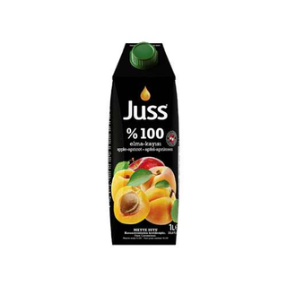 JUSS წვენი ვაშლი/გარგარი 100% 1ლ/8698720868981