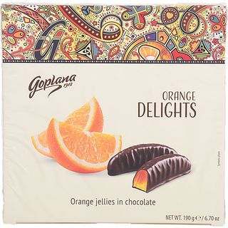 Желе Delights 190 г Апельсин в шоколаді