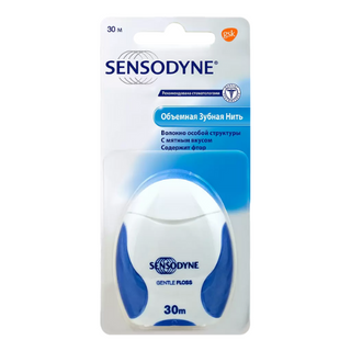 სენსოდინი - კბ/ფლოსი 30მ 30მ 1118 H/tooth thread Sensodyne 30m