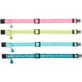 Нашийник для котів нейлоновий прикрашений