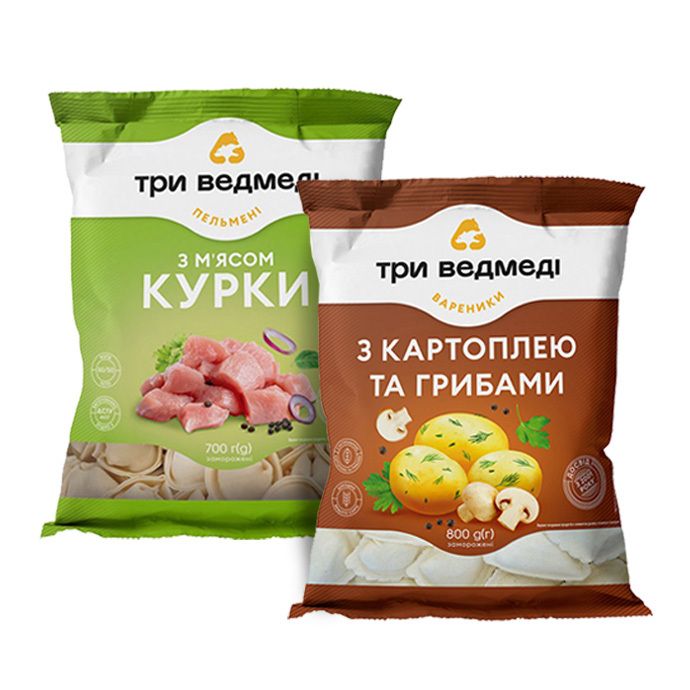 Пельмені та вареники.