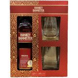 Віскі Hankey Bannister Original купажований 3 роки витримки 2 склянки в комплекті 40% 0.7 л