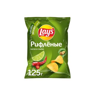 ЧИПСЫ LAYS ЧИЛИ ЛАЙМ 125 Г