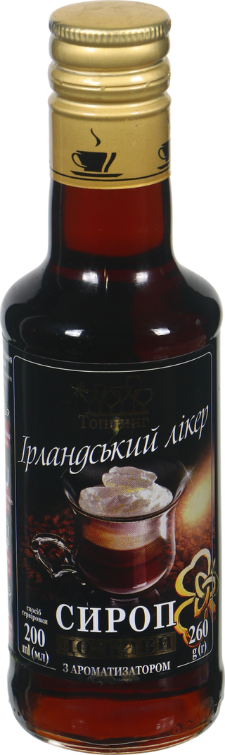 Сироп Топінг 200 мл скл. Ірландський лікер