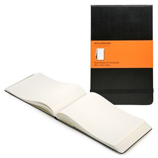 Записник Moleskine Reporter Середній / Лінійка Чорний