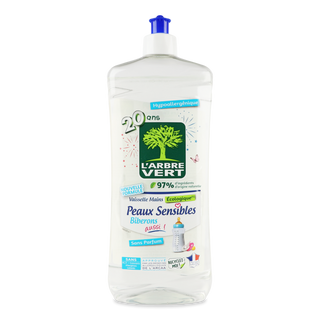 Рідина для миття посуду L'Arbre Vert для чутливої шкіри 750мл