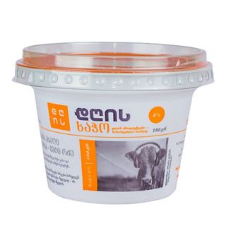 ხაჭო 6% 180გრ დღის