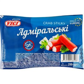Крабові палички Vici Адміральські заморожені 250 г