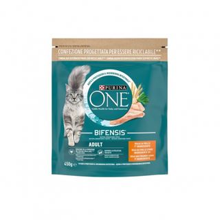 Кoрм 450 г PURINA ONE Adult сухий з куркою повнораціонний корм для дорослих котів м/уп