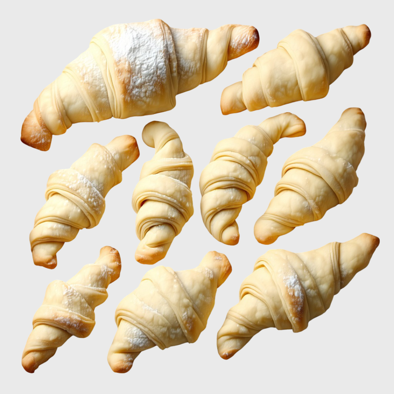 გაყინული ცომი, ცომეული