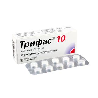 Trifas - ტრიფასი 10მგ 30 ტაბლეტი
