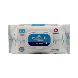 Խոնավ անձեռոցիկներ «Պապիրուս» բժշկական 100հտ