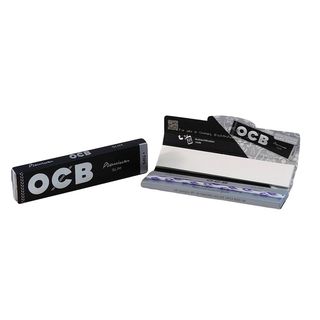 ორიგინალი "OCB Black", შესახვევი ქაღალდი ფილტრით, King Size - 32 ფურცელი