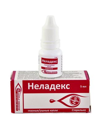 Neladex - ნელადექსი 5მლ თვალის და ყურის წვეთები