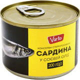 Сардина Varto натуральна з додаванням олії 240 г