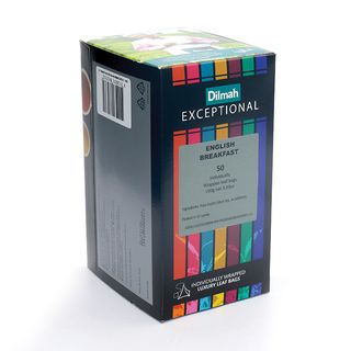 შავი ჩაი/ დილმა/„რჩეული“ „ინგლისური საუზმე“ (50 პაკეტი) 100გ