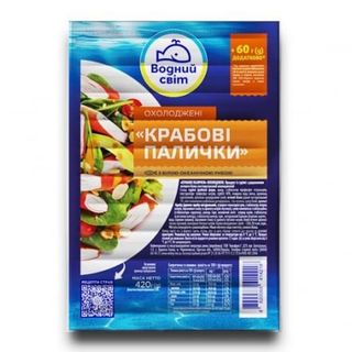 Крабові палички 420 г Водний Світ охолоджені